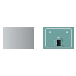 Miroir Salle de Bains Lumineux SUECIA avec Eclairage Rétro-Eclairé 120x80 LEDIMEX