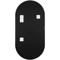 Miroir salle de bains oblong 40x80 cm Tisa noir