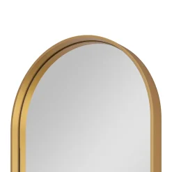 Miroir salle de bains oblong 40x80 cm Tisa doré