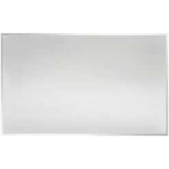 Miroir salle de bains rectangulaire 100X60 cm Wapta argent
