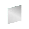 Miroir salle de bains rectangulaire 80 x 90 cm argent, GoodHome Imandra