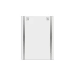 Miroir salle de bains rectangulaire 80 x 90 cm argent, GoodHome Imandra