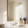 Miroir salle de bains rectangulaire 50X60 cm Wapta argent