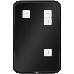 Miroir salle de bains rectangulaire 40x60 cm Tisa noir