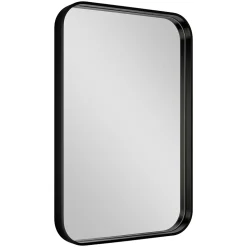 Miroir salle de bains rectangulaire 40x60 cm Tisa noir