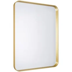 Miroir salle de bains rectangulaire 80x60 cm Tisa doré