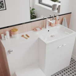 Miroir salle de bains rectangulaire 60 x 90 cm argent, GoodHome Imandra
