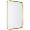 Miroir salle de bains rectangulaire 40x60 cm Tisa doré