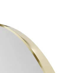 Miroir salle de bains rond Ø100 cm, doré, Tisa