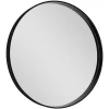 Miroir salle de bains rond diamètre 60 cm Tisa noir