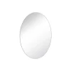 Miroir salle de bains rond diamètre 40 cm Dunnet noir