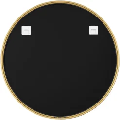 Miroir salle de bains rond diamètre 80 cm Tisa doré