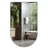 Miroir Semi-Ovale Tulup 45 x 80 cm Design moderne mural