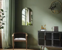 Miroir Semi-Ovale Tulup 40 x 70 cm Style premium pour le salon