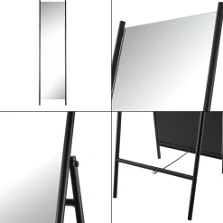 Miroir sur pied 160 x 43 noir Helloshop26