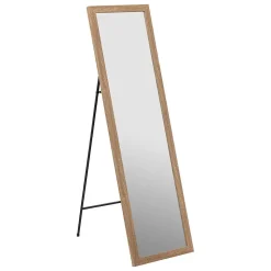 Miroir sur Pied Noir 35x125cm - Noir- Atmosphera