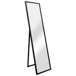 Miroir sur pied psyche inclinable 150 noir Helloshop26