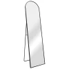 Miroir sur pied psyche inclinable 160 noir Helloshop26