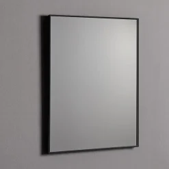 Miroir 60X80 Avec Bord Noir Mat Réversible