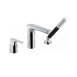Mitigeur baignoire JACOB DELAFON Aleo+ 3 trous + pommeau de douche + flexible