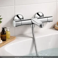 Mitigeur baignoire thermostatique HANSGROHE Ecostat Universal chromé