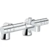 Mitigeur baignoire thermostatique GROHE Precision Get + Colonnettes Luxe chromé