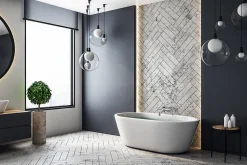 Mitigeur bain douche mécanique chrome, Edouard Rousseau Chicc