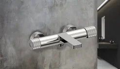 Mitigeur bain douche mécanique chrome, Edouard Rousseau Orcus
