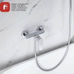 Mitigeur bain douche mécanique avec douchette SKY BATH chromé série NATURE