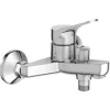 Mitigeur bain douche mural avec raccords - JACOB DELAFON - Brive - Laiton - Chrome - 1.4 kg