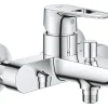 Mitigeur bain/douche 2 trous Grohe StartLoop en laiton coloris chromé entraxe 150 mm