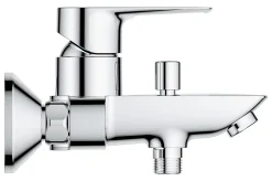 Mitigeur bain/douche 2 trous Grohe StartLoop en laiton coloris chromé entraxe 150 mm