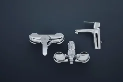 Mitigeur bain/douche 2 trous Grohe Get finition chromé