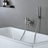 Mitigeur Bain/Douche Anti-Calcaire en Niquel Brossé IMEX MONZA BDM039-4NQ