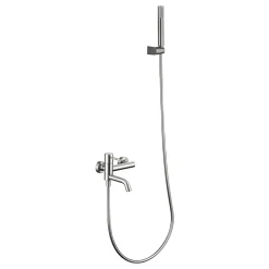 Mitigeur Bain/Douche Anti-Calcaire en Niquel Brossé IMEX MONZA BDM039-4NQ