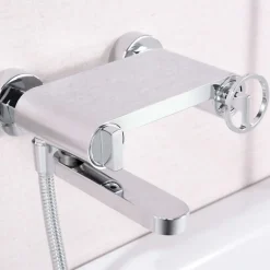 Mitigeur Bain/Douche Anti-Calcaire Chrome IMEX OLIMPO BDC033-4