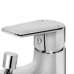 Mitigeur bain/douche mécanique monotrou, chrome, NF, GoodHome Aisai