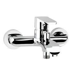 Mitigeur bain/douche mécanique mural, chrome, Kramer Colors