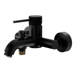 Mitigeur bain/douche mécanique noir mat, Owens GoodHome