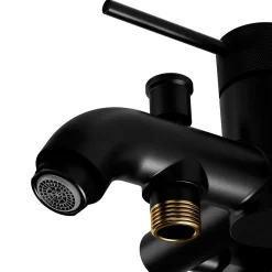 Mitigeur bain/douche mécanique noir mat, Owens GoodHome