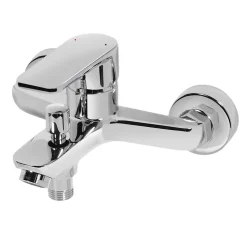 Mitigeur bain/douche mécanique, chrome, NF, GoodHome Aisai