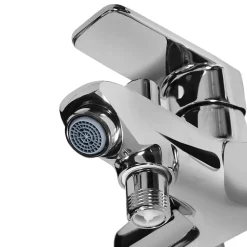 Mitigeur bain/douche mécanique, chrome, NF, GoodHome Aisai