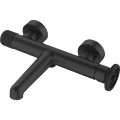 Mitigeur bain-douche mécanique noir Essebagno Indus