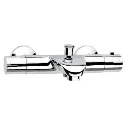 Mitigeur bain/douche thermostatique mural, chrome, Kramer Saro