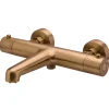 Mitigeur bain-douche thermostatique cuivre brossé Essebagno Luisa
