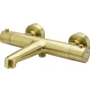 Mitigeur bain-douche thermostatique or brossé Essebagno Luisa
