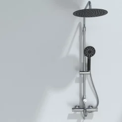 Mitigeur bain-douche thermostatique chrome Essebagno Oneo