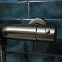 Mitigeur bain-douche thermostatique gun métal Essebagno Luisa