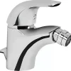Mitigeur bidet bec orientable SANINDUSA Alfa chrome livré avec fixation 2 flexibles 1 vidage