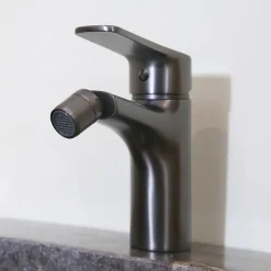 Mitigeur bidet Gun Metal Essebagno Full